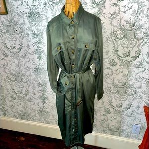 Women's Woven Utility Shirt Dress